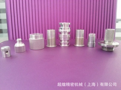上海滚花轴件机加工 超煊精密机械专业生产精加工铝合金销轴五金